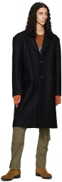 Helmut Lang Black Tailored Coat