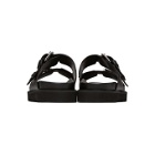 Moschino Black Slide Sandals