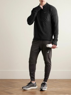 Nike Running - Shell-Trimmed Dri-FIT Half-Zip Sweatshirt - Black