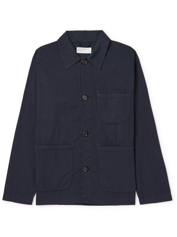 Photo: Universal Works - Slub Cotton Jacket - Blue