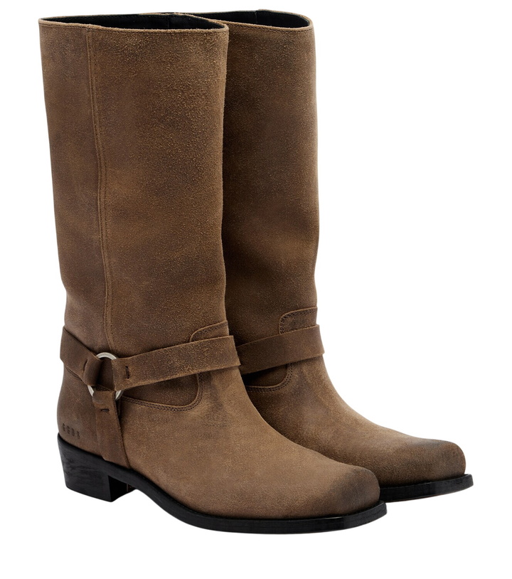 Photo: Golden Goose Suede biker boots