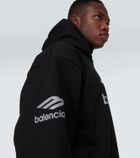 Balenciaga 3B Sports Icon cotton fleece hoodie
