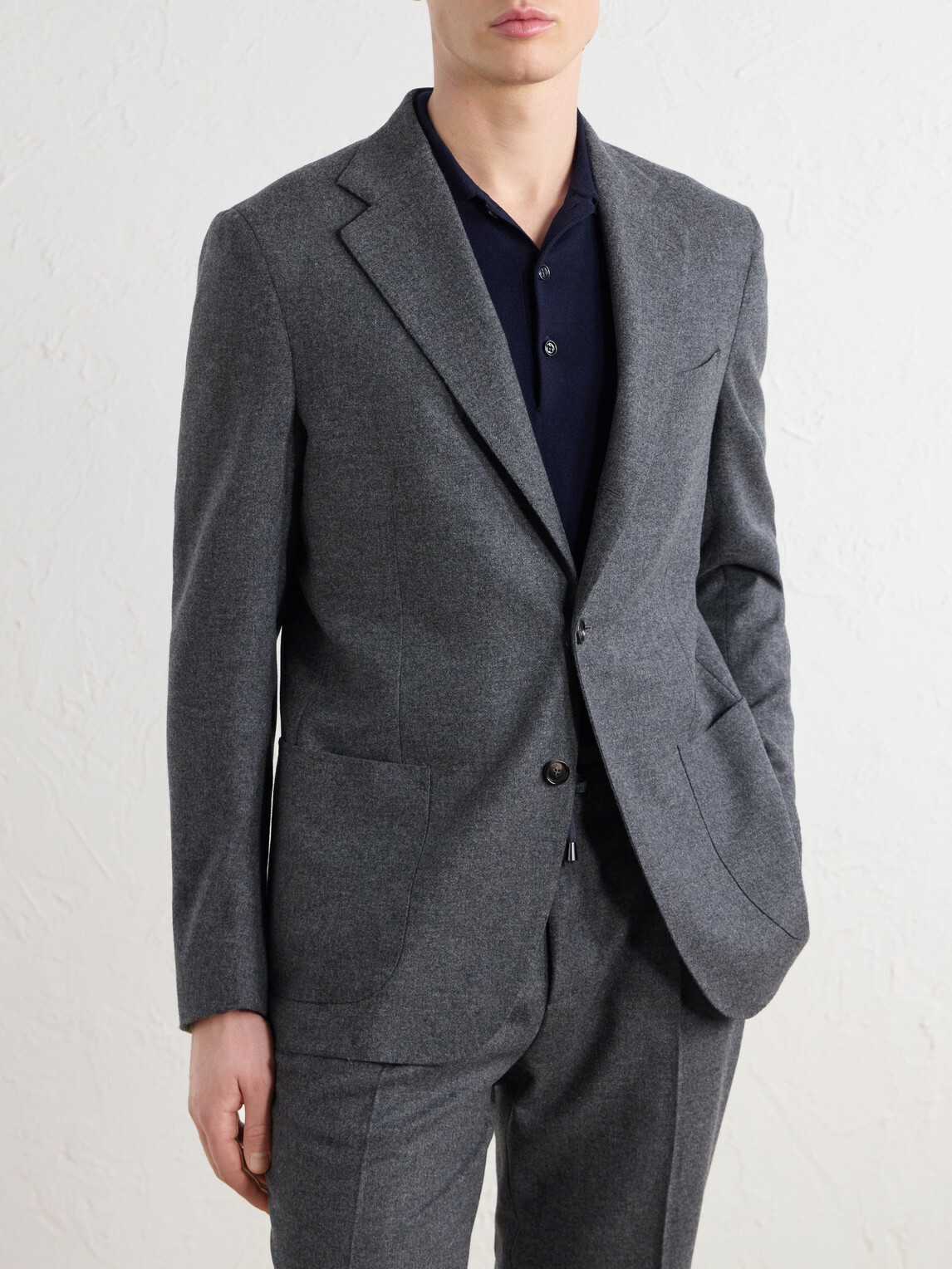 De Petrillo - Posillipo Wool and Cashmere-Blend Suit Jacket - Gray