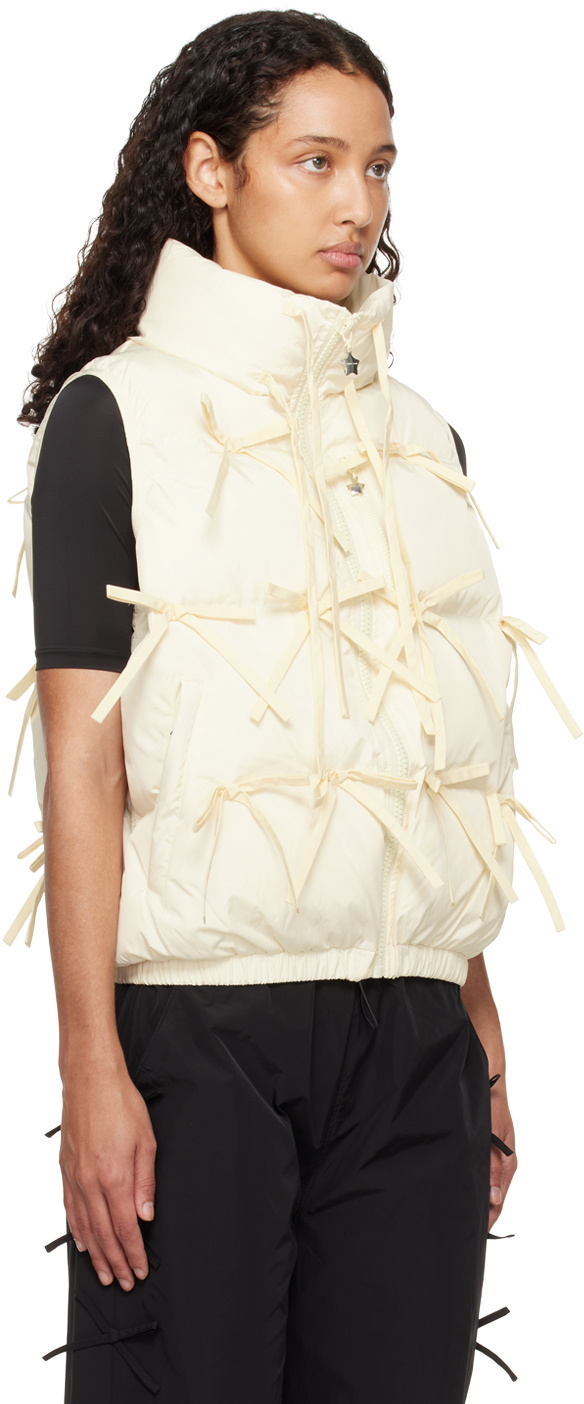 Sandy Liang Off-White Patro Vest