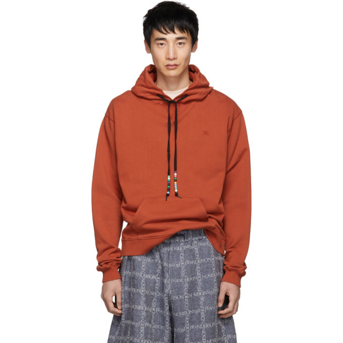 Photo: JW Anderson Orange Beaded Drawstring Hoodie