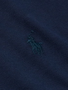 Polo Ralph Lauren - Logo-Embroidered Cotton-Blend Piqué Polo Shirt - Blue