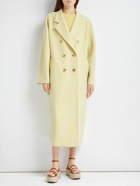 MAX MARA Aia Wool Blend Double Breasted Long Coat