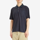Polar Skate Co. Men's Fancy Polo Shirt in Navy/Brown
