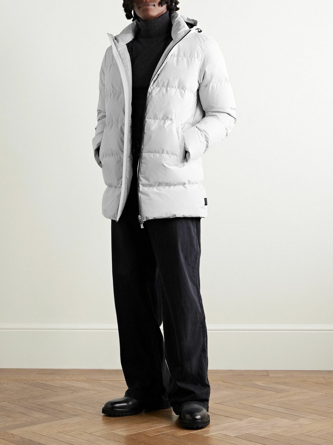 【おたかさま専用】Herno Laminar GORE-TEX モッズ ダウン HERNO HERNO【ヘルノ】ダウンモッズコート Laminar GORE-TEX