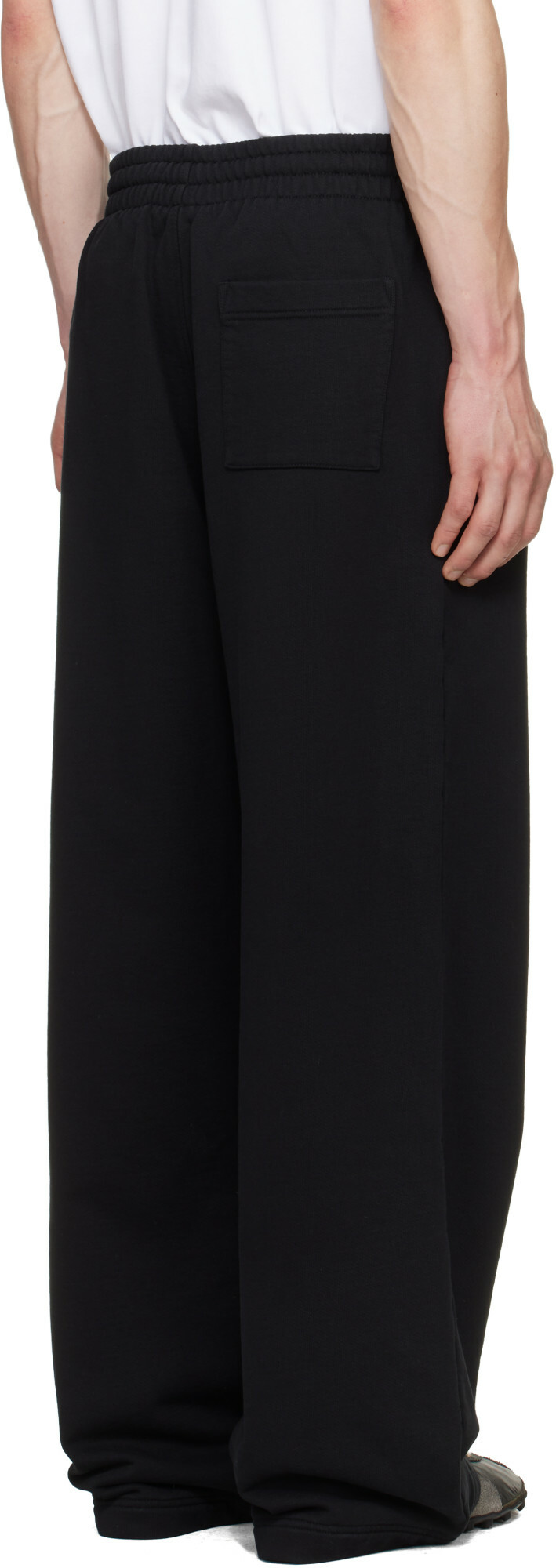 Casablanca Black Embroidered Classic Sweatpants