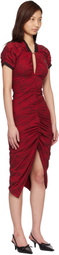 Vivienne Westwood Red Pulling Midi Dress