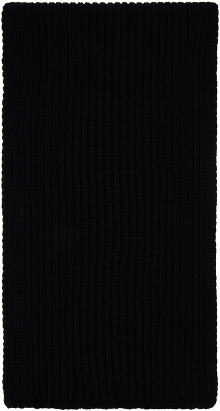 Photo: Baserange Black Wool Scarf