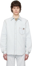 Bally Blue Faded Denim Shirt