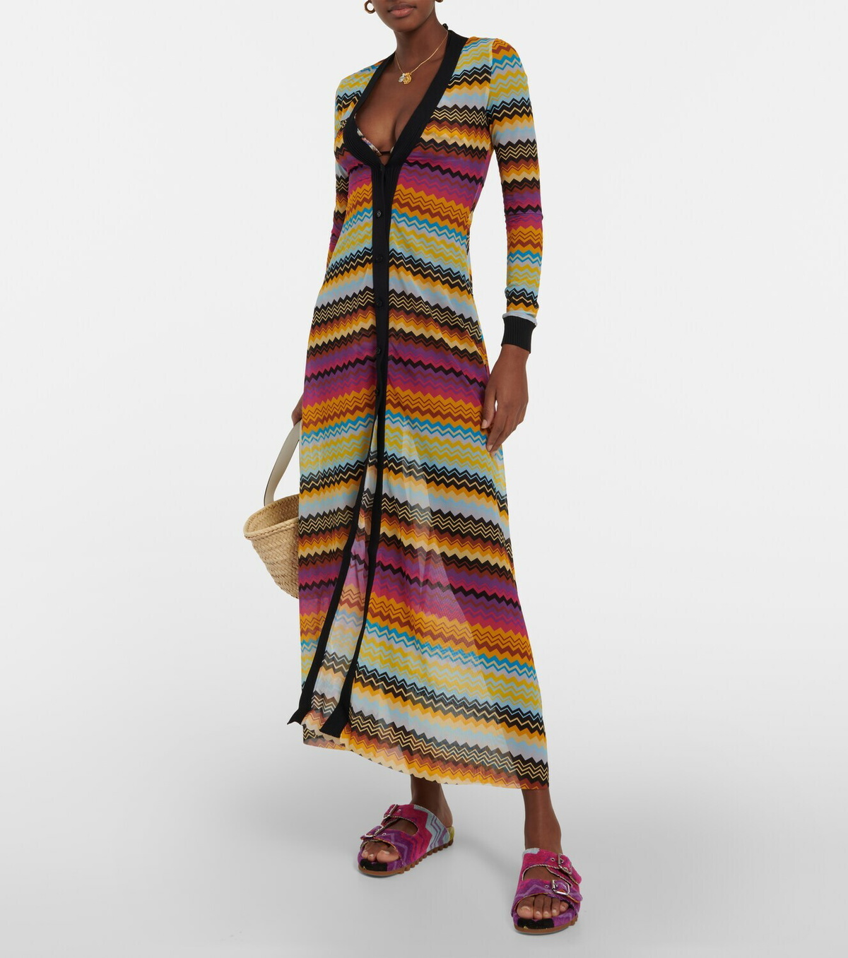 Archie 160 cotton bathrobe by Missoni Home (SMALL