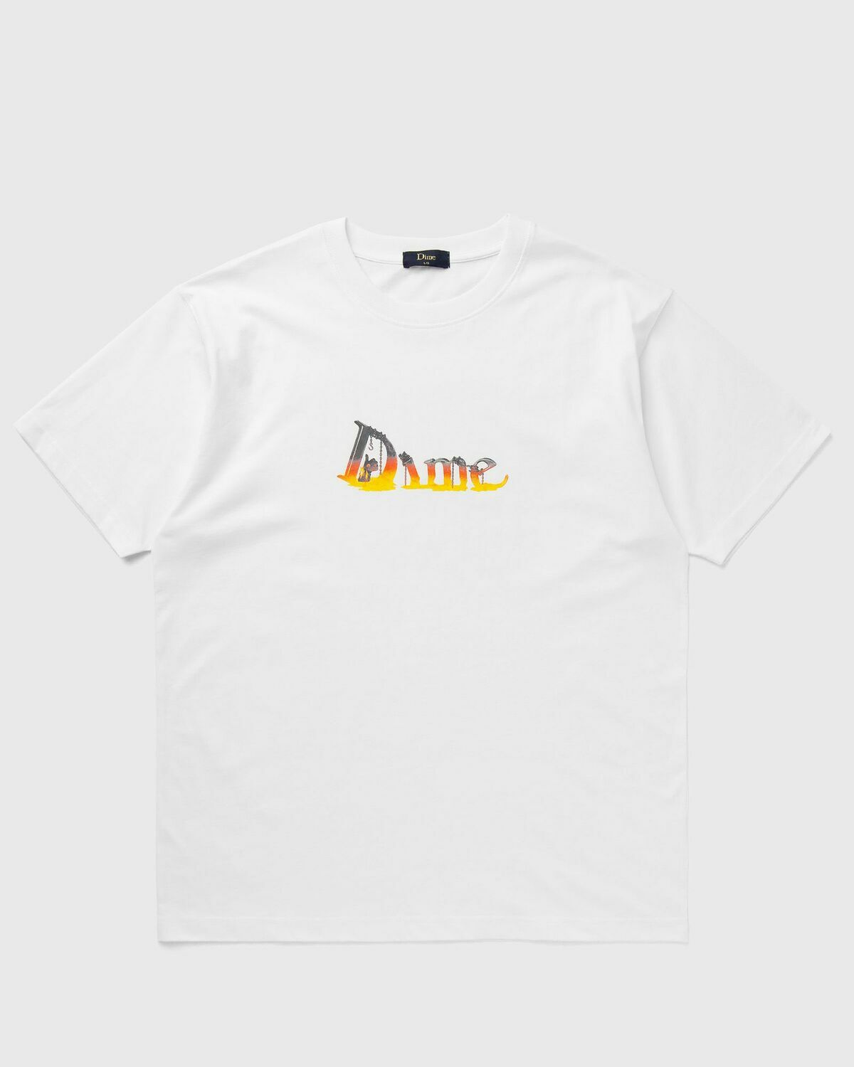 Dime MTL Classic Skynet T-Shirt White Mens Shortsleefe