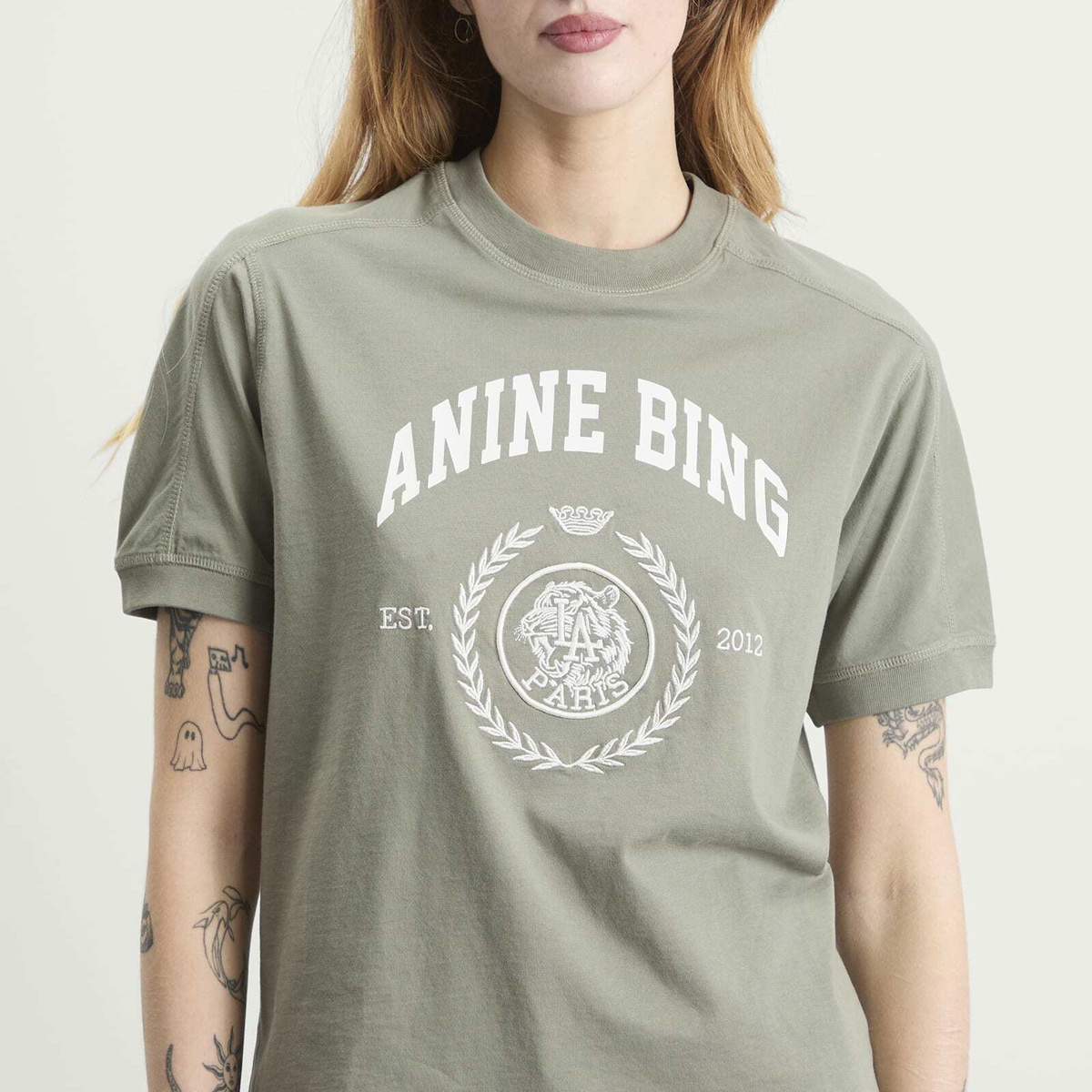 Anine Bing Women's Jaylin T-Shirt in Washed Sage