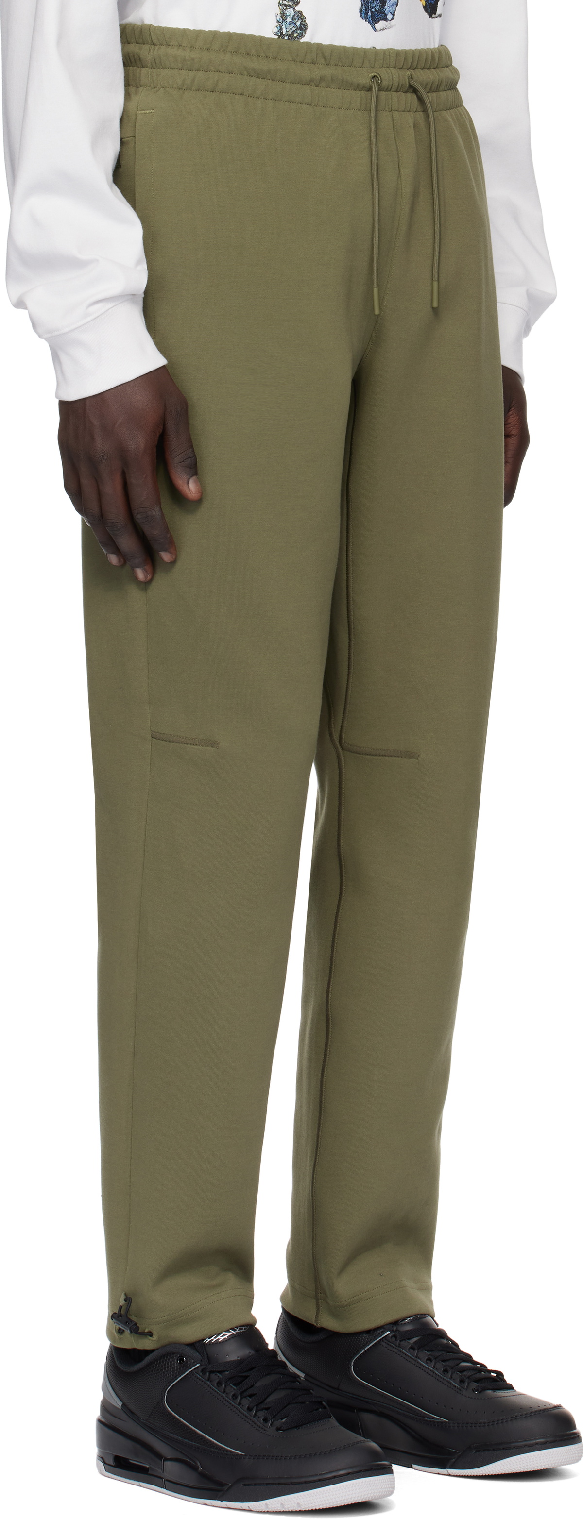 Nike Jordan Khaki Jordan Sport Hoop Fleece Sweatpants