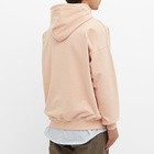 Drôle de Monsieur Men's Centre Logo Popover Hoody in Peach