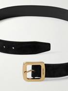 TOM FORD - 4cm Suede Belt - Black