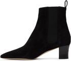 Manolo Blahnik Black Tiraba Chelsea Boots