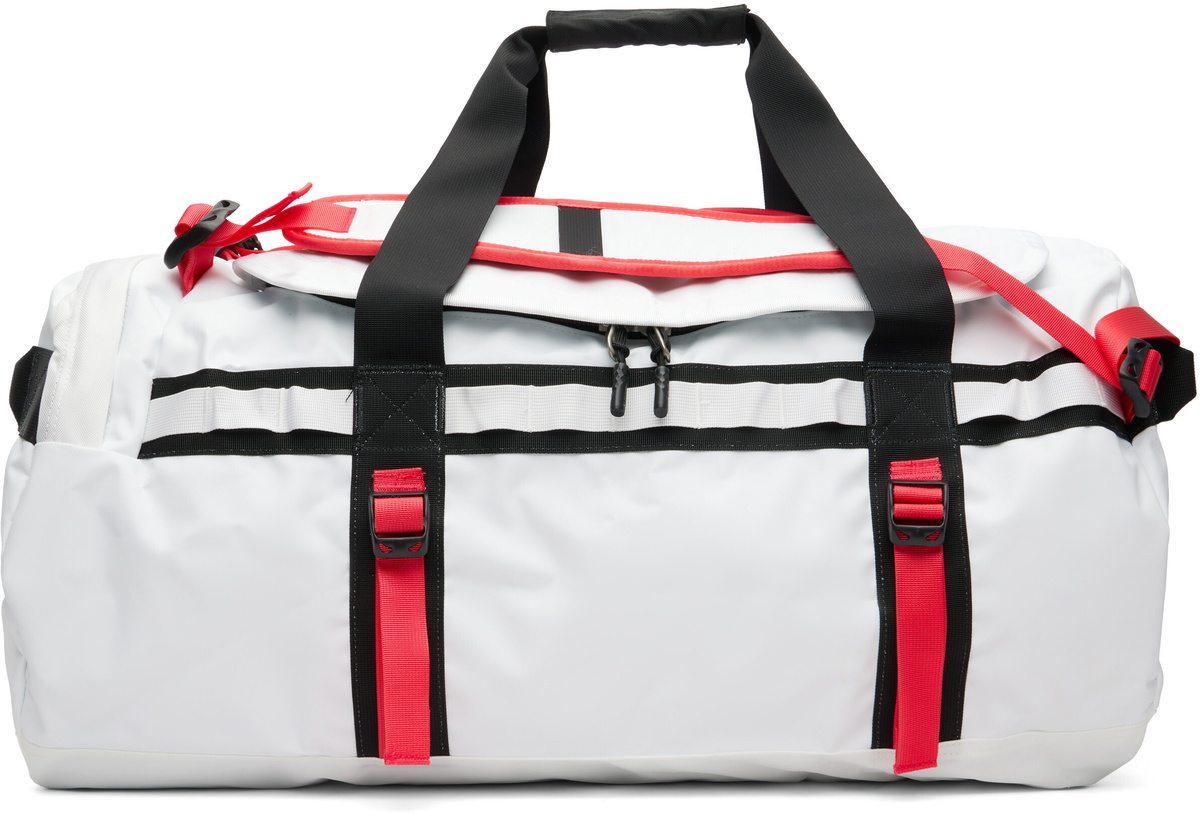 The North Face White Base Camp M Convertible Duffle Bag