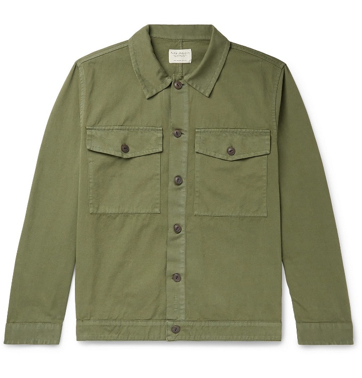 Photo: Nudie Jeans - Colin Cotton-Twill Overshirt - Green
