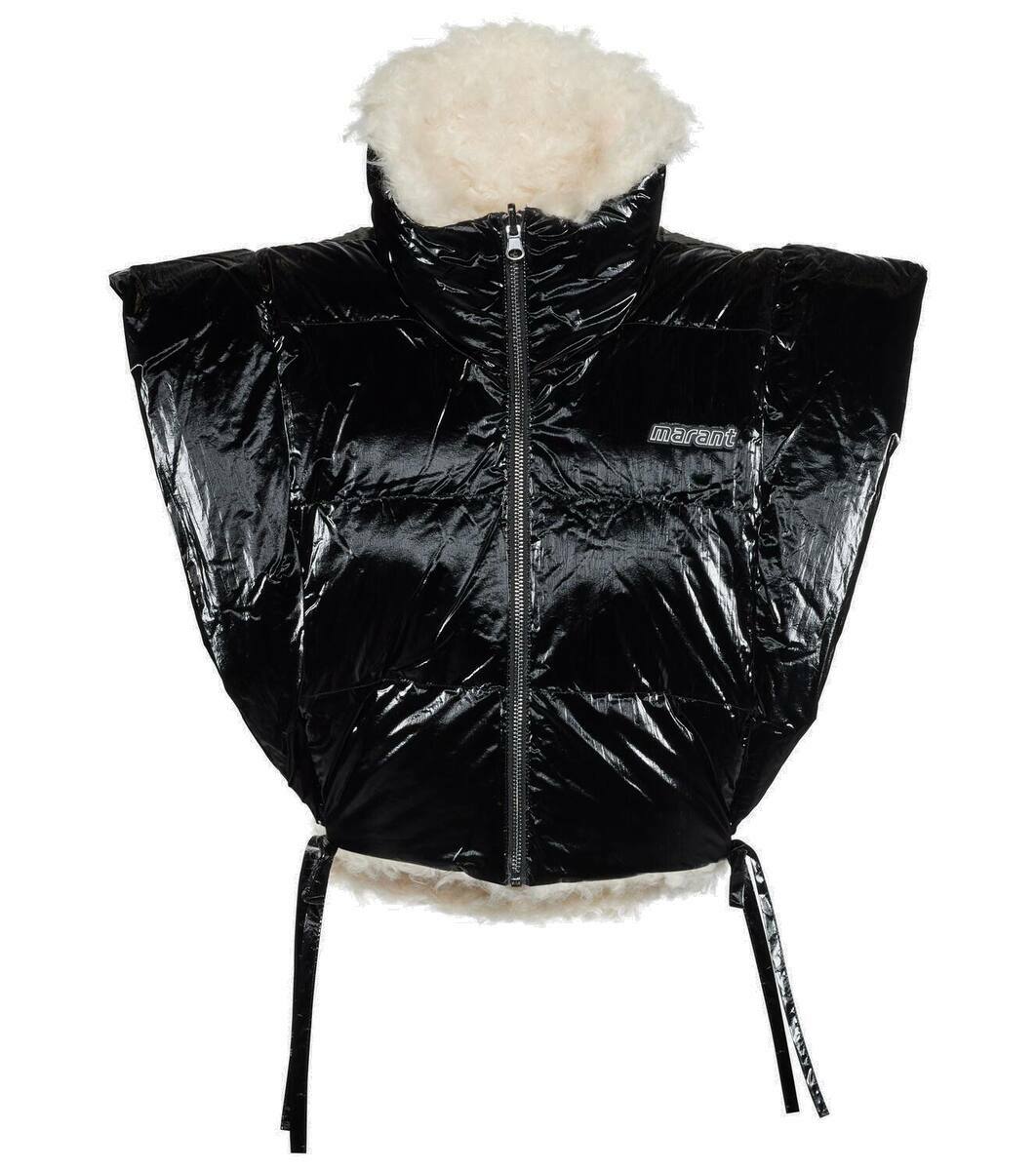 ISABEL MARANT☆23FW TELIA ショート パフィー パッドジャケット Isabel Marant Etoile Black Telia Puffer Jacket Isabel Marant