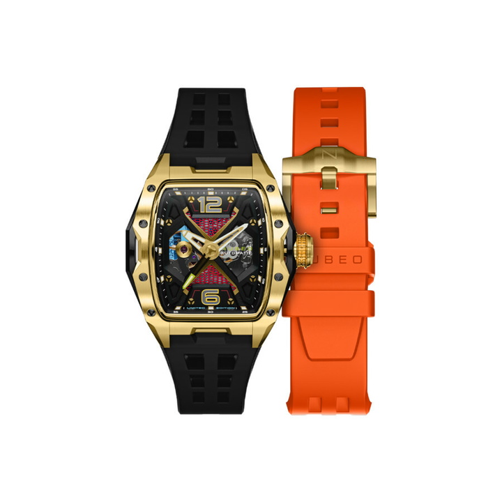 Photo: Nubeo Davinci Black Dial Mens Watch NB-6078-03
