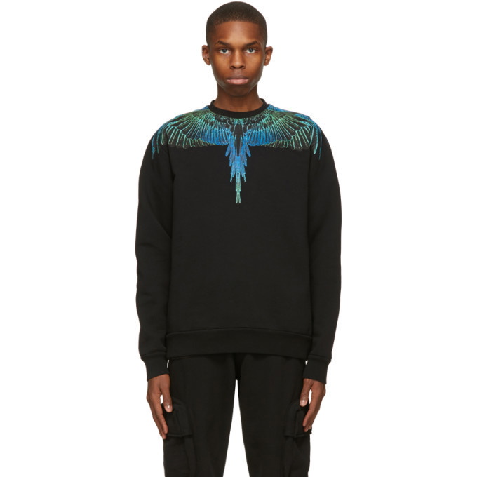 Photo: Marcelo Burlon County of Milan Black Wings Sweatshirt