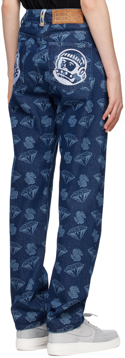 Billionaire Boys Club Blue 'Diamond & Dollars' Jeans