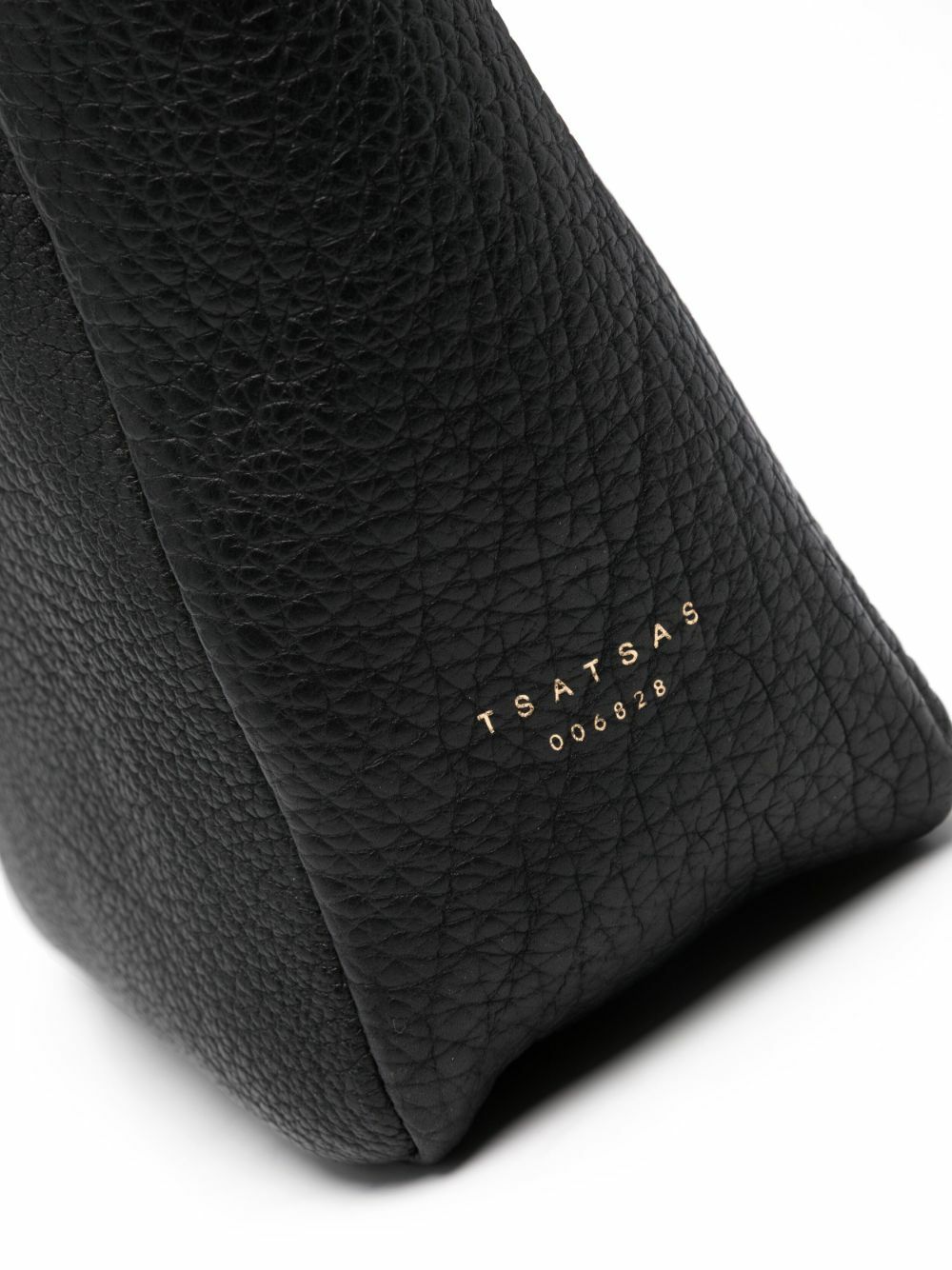 Tsatsas Black Nexus Leather Tote Bag