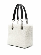 Balenciaga Neutral Duty Free Shearling Tote Bag