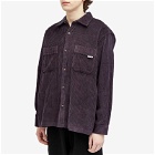Polar Skate Co. Men's Cord Shirt in Dark Violet