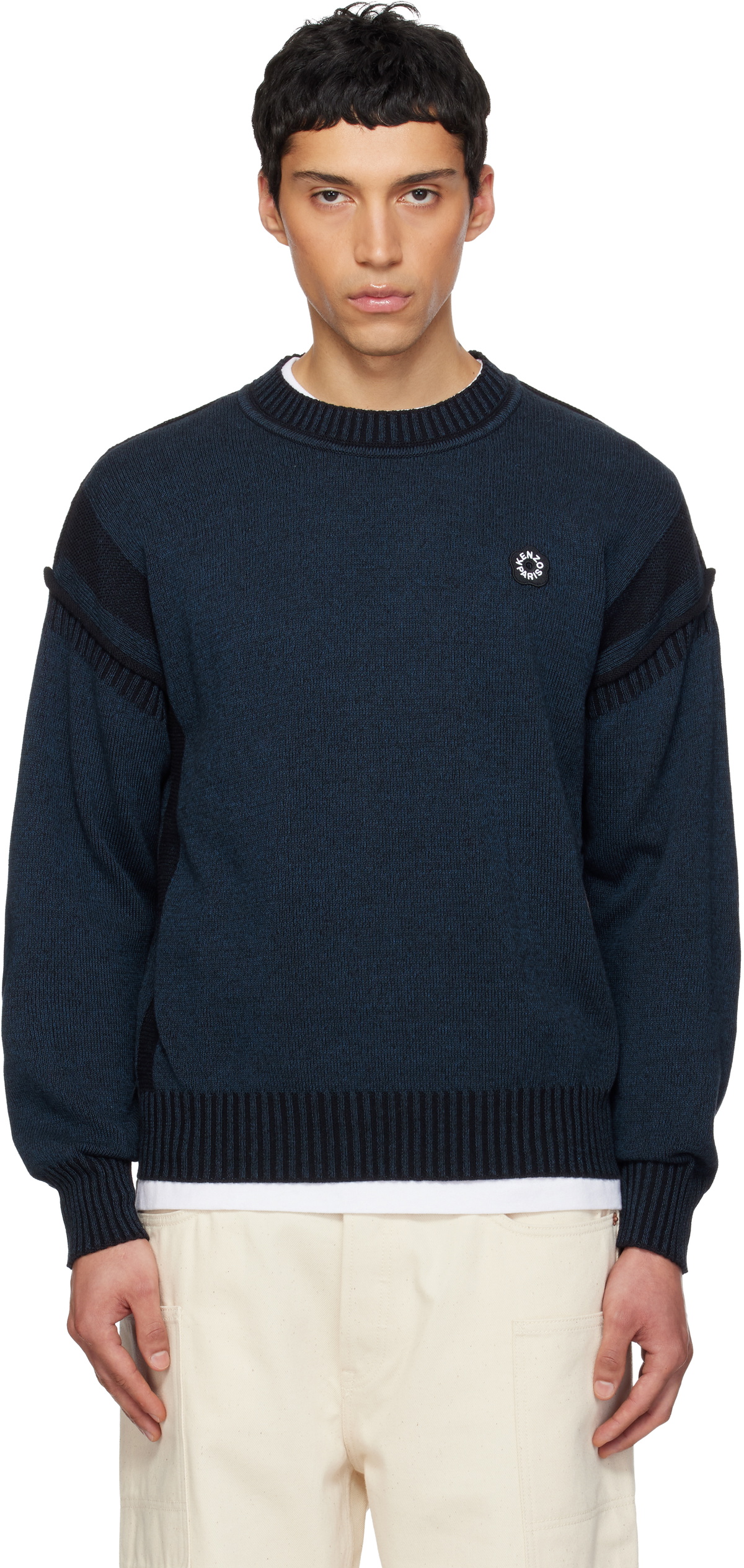 Kenzo Navy Kenzo Paris 'Boke Flower 2.0' Sweater