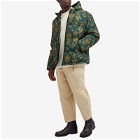 Drôle de Monsieur Men's Damas Pattern Jacket in Khaki