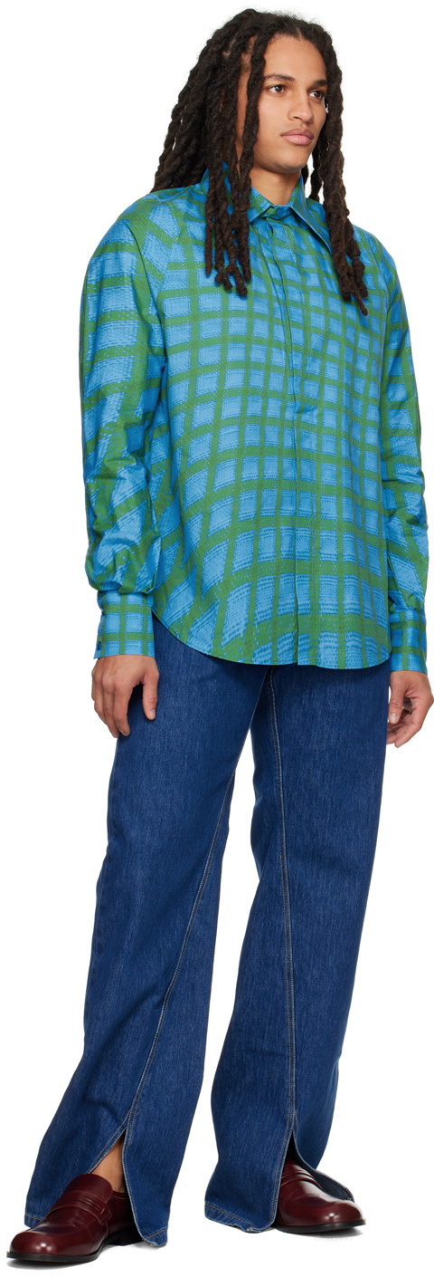 Bianca Saunders Blue Lamont Shirt