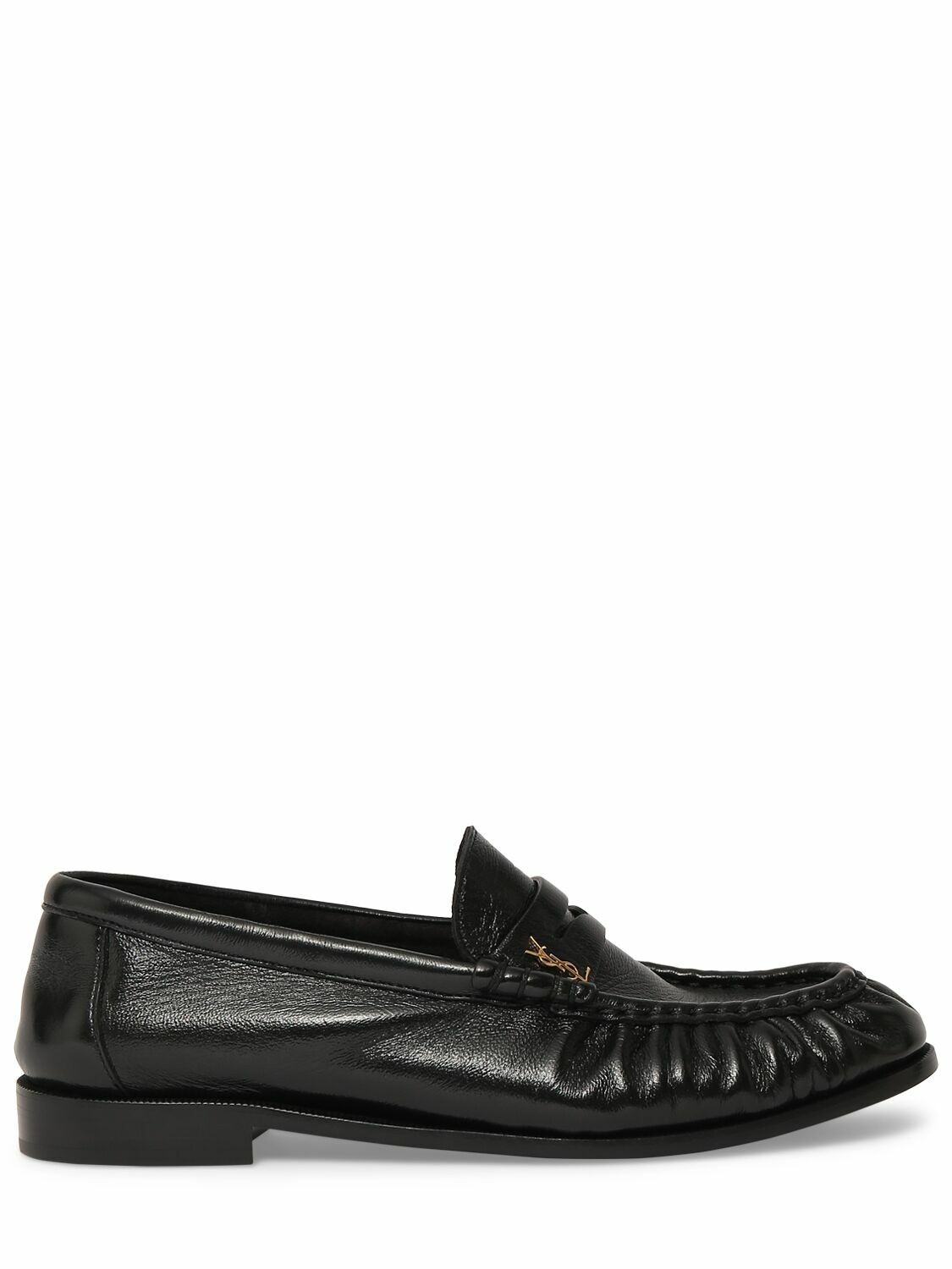 Photo: SAINT LAURENT - 15mm Le Loafer Leather Loafers