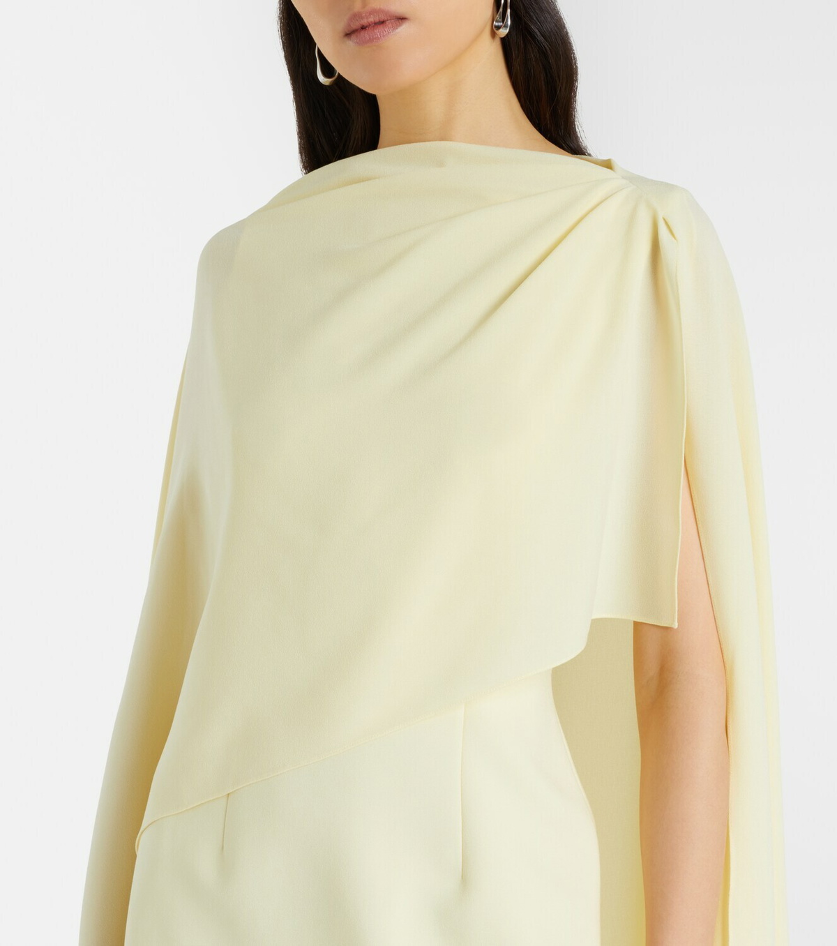 Roksanda Demetria asymmetric crêpe gown