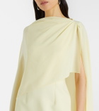 Roksanda Demetria asymmetric crêpe gown
