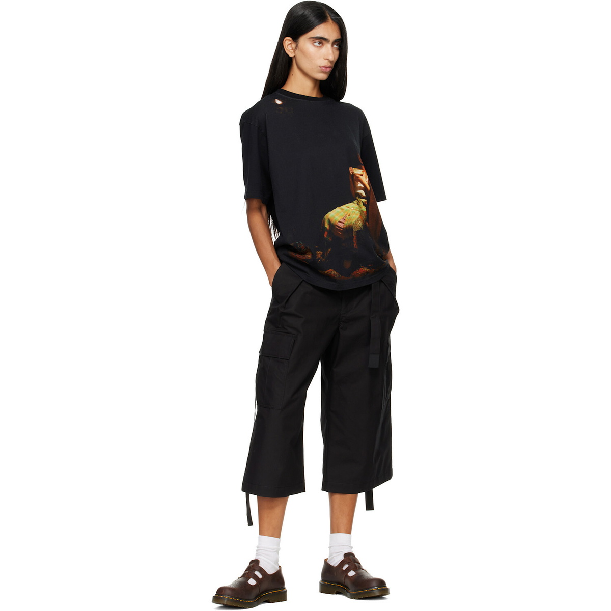 Dr. Martens Brown 8065 Crazy Horse Leather Mary Jane Loafers