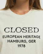 CLOSED RELAXED TEE Beige Womens Shortsleefe