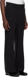 NEEDLES Black Poly Light Double Cloth Boot-Cut Trousers