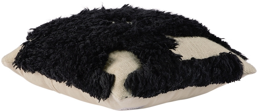 Mush Studios Black & Off-White 'The Wooly' Cushion