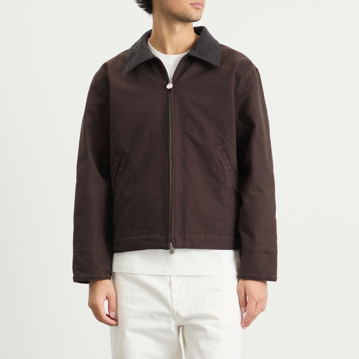 Polar Skate Co. Men's Quilt Lined Cliff Jacket in Chocolate