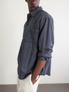 The Elder Statesman - Summer Weave Cotton Shirt - Blue
