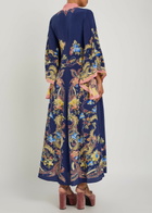 Etro Printed Scarf-effect Silk Maxi Dress Multicoloured