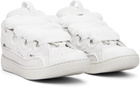 Lanvin White Curb Sneakers