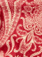 Portuguese Flannel - Paisley-Print Cotton-Flannel Shirt - Red