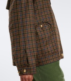 Blazé Milano Chausie checked virgin wool jacket