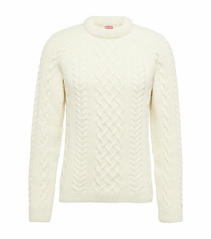 Photo: Kenzo - Cable-knit wool sweater